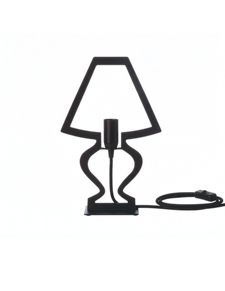Arti & Mestieri - Lampada da tavolo design Silhouette piccola-fango 22 x 33 cm di altezza
