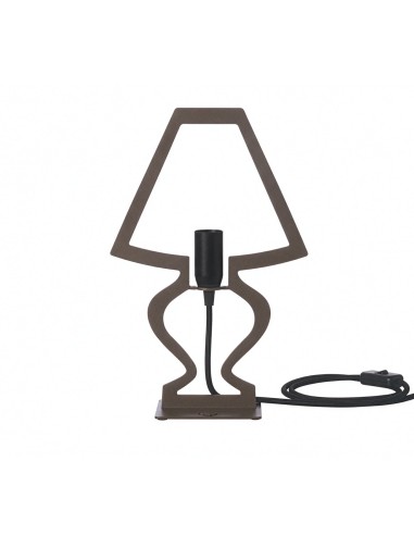 Arti & Mestieri - Lampada da tavolo design Silhouette piccola-fango 22 x 33 cm di altezza