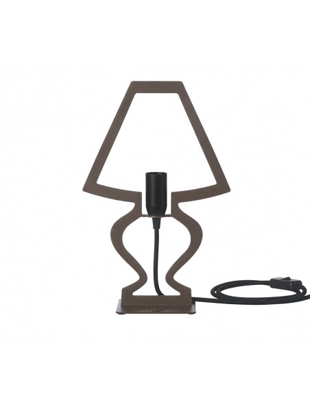 Arti & Mestieri - Lampada da tavolo design Silhouette piccola-fango 22 x 33 cm di altezza