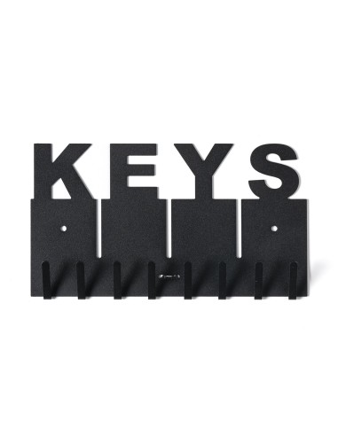 Arti & Mestieri - Portachiavi di design Keys nero 29x16h cm