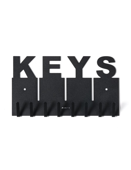 Arti & Mestieri - Portachiavi di design Keys nero 29x16h cm