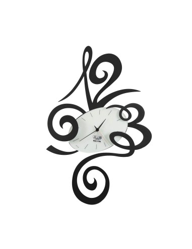 Arti & Mestieri - Orologio da parete di design Robin piccolo alluminio-34 x 51 cm di altezza