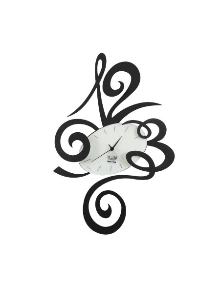 Arti & Mestieri - Orologio da parete di design Robin piccolo alluminio-34 x 51 cm di altezza