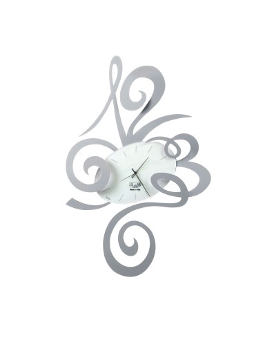 Arti & Mestieri - Orologio da parete di design Robin piccolo alluminio-34 x 51 cm di altezza