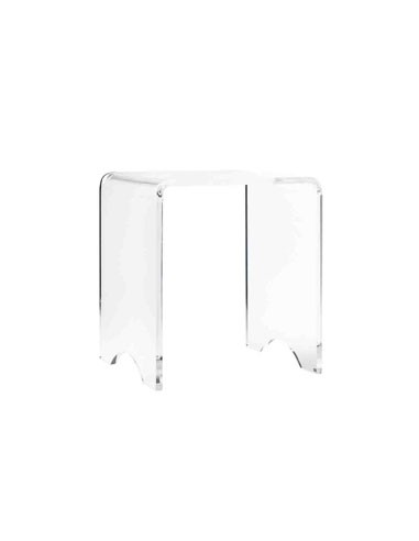Vesta Home - Sgabello Othello Xs·trasparente·32,5 X 29,5 X 36,5 H Th. 12 Mm