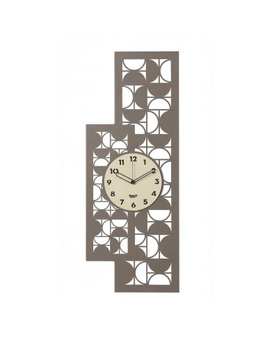 Arti & Mestieri - Orologio di design da parete Vogue fango/avorio cm 34,5x90H