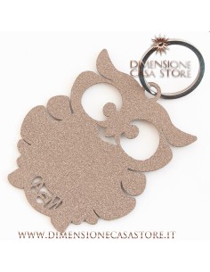 Arti & Mestieri - Portachiavi di design Gufino-beige
