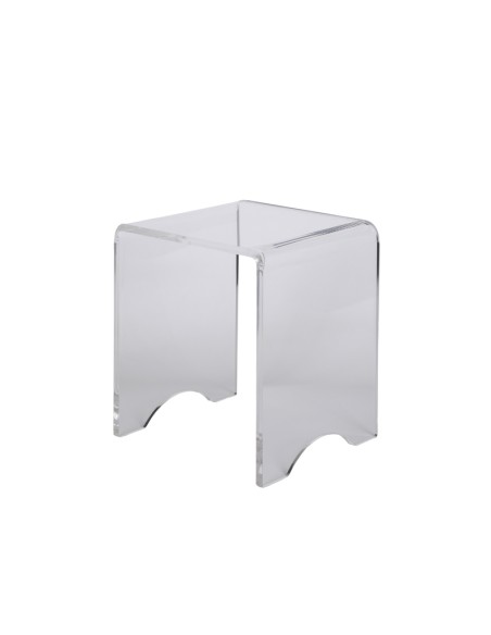 Vesta Home - Sgabello Othello Xs·trasparente·32,5 X 29,5 X 36,5 H Th. 12 Mm