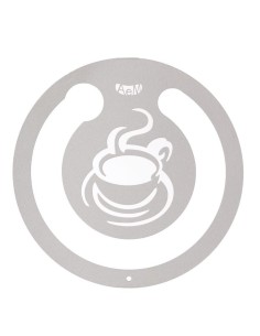 Arti & Mestieri - Porta Capsule da caffè tondo Bianco Marmo Ø24