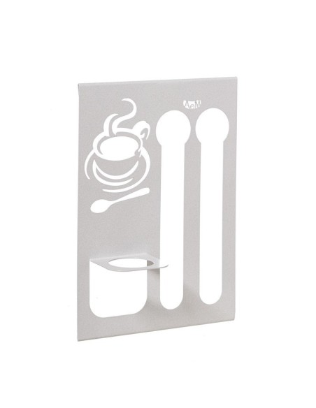 Arti & Mestieri - Porta Capsule da caffè piccolo Bianco Marmo 20x28h