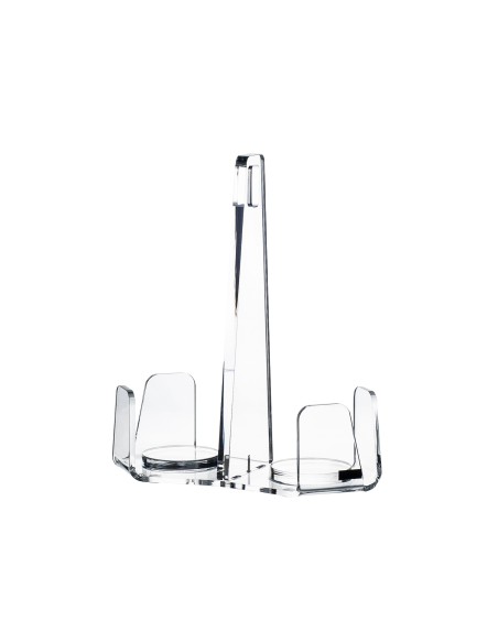 Vesta Home - Portabicchieri Doppio Like Water·trasparente·18 X 9 X 20,5 H Th. 5 Mm