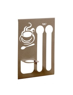 Arti & Mestieri - Porta Capsule da caffè piccolo Beige 20x28h