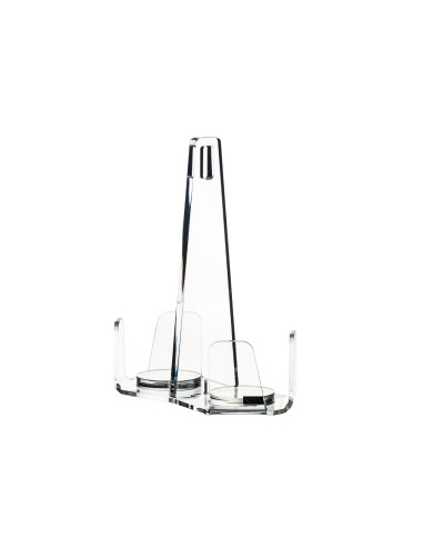 Vesta Home - Portabicchieri Doppio Like Water·trasparente·18 X 9 X 20,5 H Th. 5 Mm