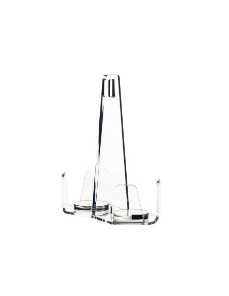 Vesta Home - Portabicchieri Doppio Like Water·trasparente·18 X 9 X 20,5 H Th. 5 Mm