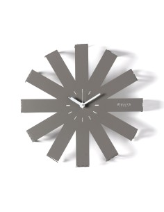 Arti & Mestieri - Orologio da parete di design Lumor  fango/bianco marmo ⌀ 37,5x6,5P cm