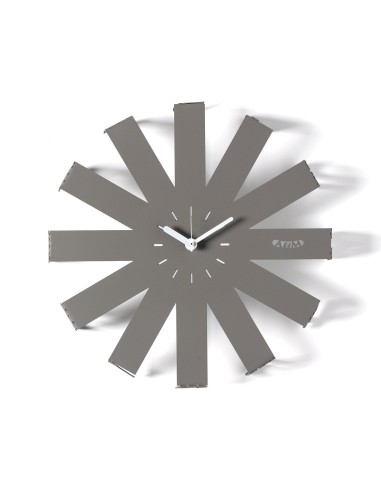 Arti & Mestieri - Orologio da parete di design Lumor  fango/bianco marmo ⌀ 37,5x6,5P cm
