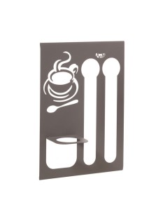 Arti & Mestieri - Porta Capsule da caffè piccolo Ardesia 20x28h 2