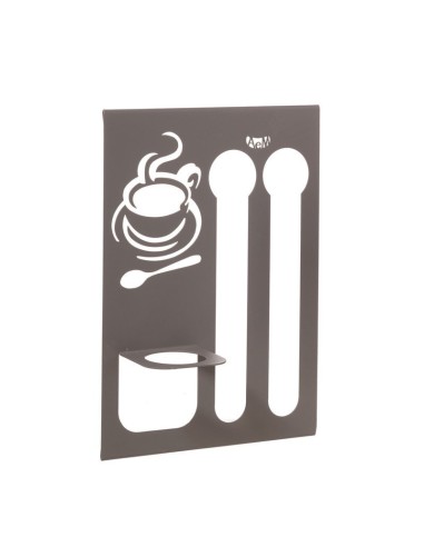 Arti & Mestieri - Porta Capsule da caffè piccolo Ardesia 20x28h