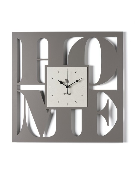 Arti & Mestieri - Orologio da parete di design Home fango/avorio 50x50h cm