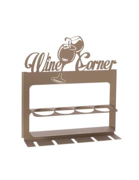 Arti & Mestieri - Porta bottiglie da parete moderno Wine Corner-45 x-beige 10 x 45 cm di altezza