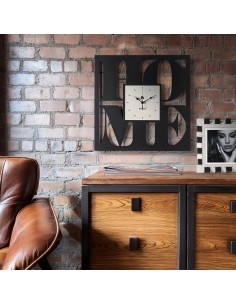 Arti & Mestieri - Orologio da parete di design Home fango/avorio 50x50h cm 2