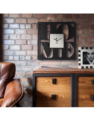 Arti & Mestieri - Orologio da parete di design Home fango/avorio 50x50h cm