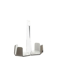 Vesta Home - Portabicchieri Doppio Like Water·tortora Monosatinato·18 X 9 X 20,5 H Th. 5 Mm 2