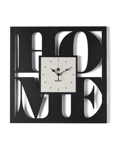 Arti & Mestieri - Orologio da parete di design Home nero/avorio 50x50h cm