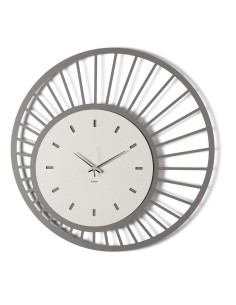 Arti & Mestieri - Orologio da parete di design Ray fango/avorio ⌀ 70 cm