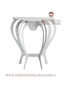 Arti & Mestieri - Piccola consolle di design Ballerina-bianco cm 80x35Px80H 2