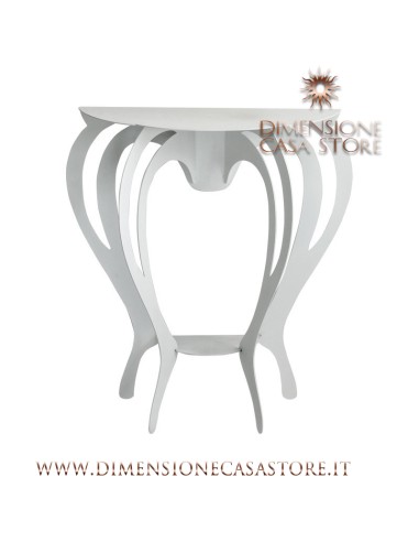Arti & Mestieri - Piccola consolle di design Ballerina-bianco cm 80x35Px80H
