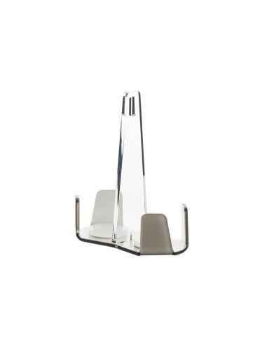Vesta Home - Portabicchieri Doppio Like Water·tortora Monosatinato·18 X 9 X 20,5 H Th. 5 Mm