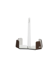 Vesta Home - Portabicchieri Doppio Like Water·marrone Monosatinato·18 X 9 X 20,5 H Th. 5 Mm 2