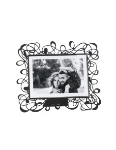 Arti & Mestieri - Portafoto Scarabocchio grande orizzontale nero 26x22h cm (18x13h cm formato foto)