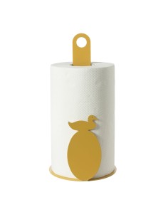 Arti & Mestieri - Porta rotoli da cucina Duck-ocra Ø15x30H