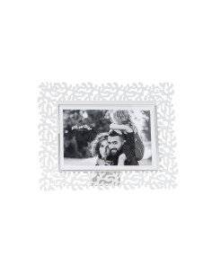 Arti & Mestieri - Portafoto Corallo piccolo orizzontale bianco marmo 22x17h cm (15x10h cm formato foto)