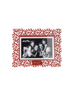 Arti & Mestieri - Portafoto Corallo piccolo orizzontale rosso 22x17h cm (15x10h cm formato foto)