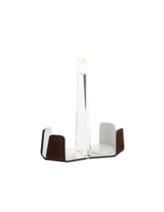 Vesta Home - Portabicchieri Doppio Like Water·marrone Monosatinato·18 X 9 X 20,5 H Th. 5 Mm