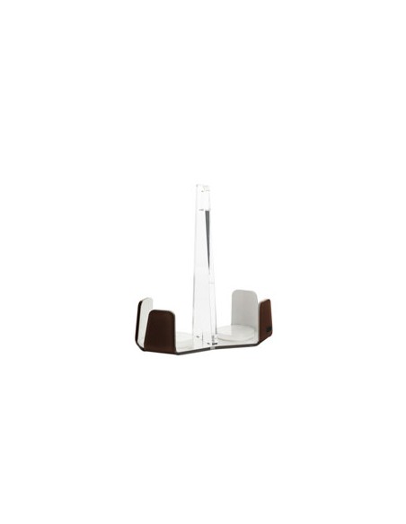 Vesta Home - Portabicchieri Doppio Like Water·marrone Monosatinato·18 X 9 X 20,5 H Th. 5 Mm