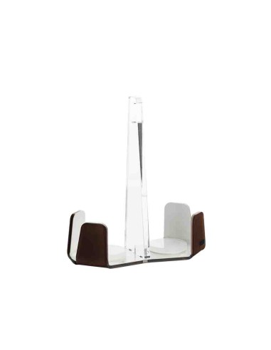 Vesta Home - Portabicchieri Doppio Like Water·marrone Monosatinato·18 X 9 X 20,5 H Th. 5 Mm