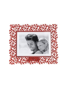 Arti & Mestieri - Portafoto Corallo grande orizzontale rosso 26x22h cm (18x13h cm formato foto)