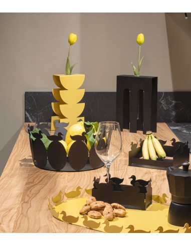 Arti & Mestieri - Vaso portafiore decorativo Memphis-bianco marmo 12,5x6x25h cm (⌀ 25mm per la fiala)