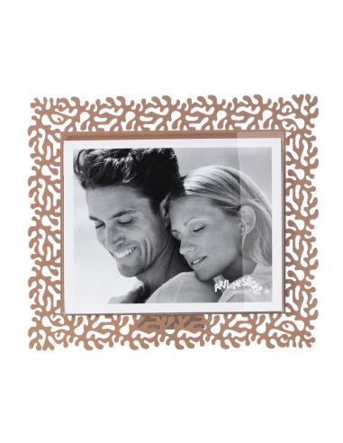 Arti & Mestieri - Portafoto Corallo maxi orizzontale mocha 33,5x29h cm (25x20h cm formato foto)
