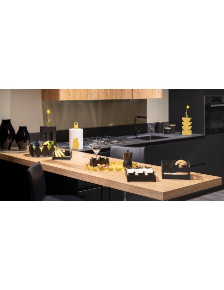 Arti & Mestieri - Portatovaglioli grande Duck-avorio cm 21x21x8H
