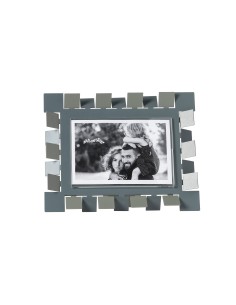 Arti & Mestieri - Portafoto Vertigo piccolo orizzontale giada/petrolio-giada/ petrolio 23x18,5h cm (15x10h cm formato foto)