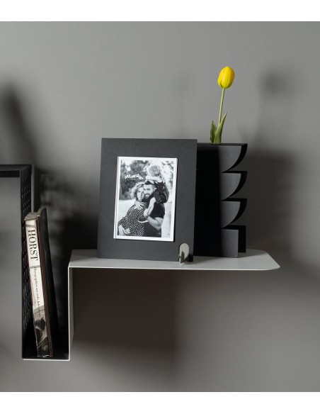 Arti & Mestieri - Vaso portafiore decorativo Memphis-ametista 12,5x6x25h cm (⌀ 25mm per la fiala)