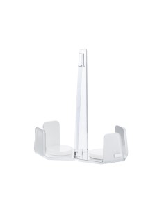 Vesta Home - Portabicchieri Doppio Like Water·bianco Monosatinato·18 X 9 X 20,5 H Th. 5 Mm