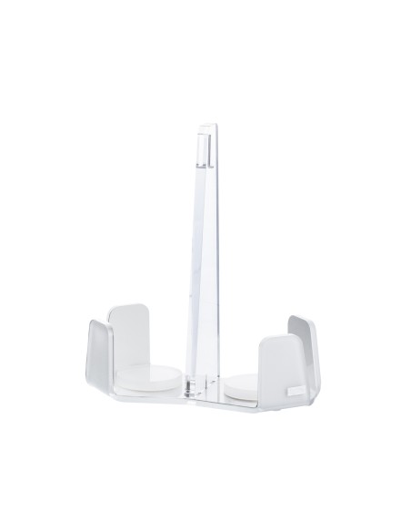 Vesta Home - Portabicchieri Doppio Like Water·bianco Monosatinato·18 X 9 X 20,5 H Th. 5 Mm