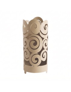 Arti & Mestieri - Portaombrelli di design Riccioli sabbia Diametro 23 cm x 51 cm di altezza
