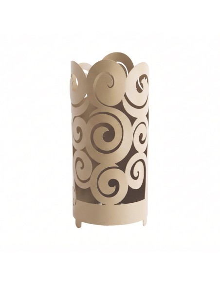 Arti & Mestieri - Portaombrelli di design Riccioli sabbia Diametro 23 cm x 51 cm di altezza